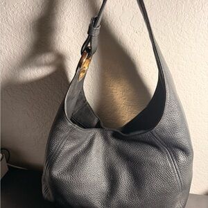 MICHAEL Michael Kors Textured Black Hobo Bag